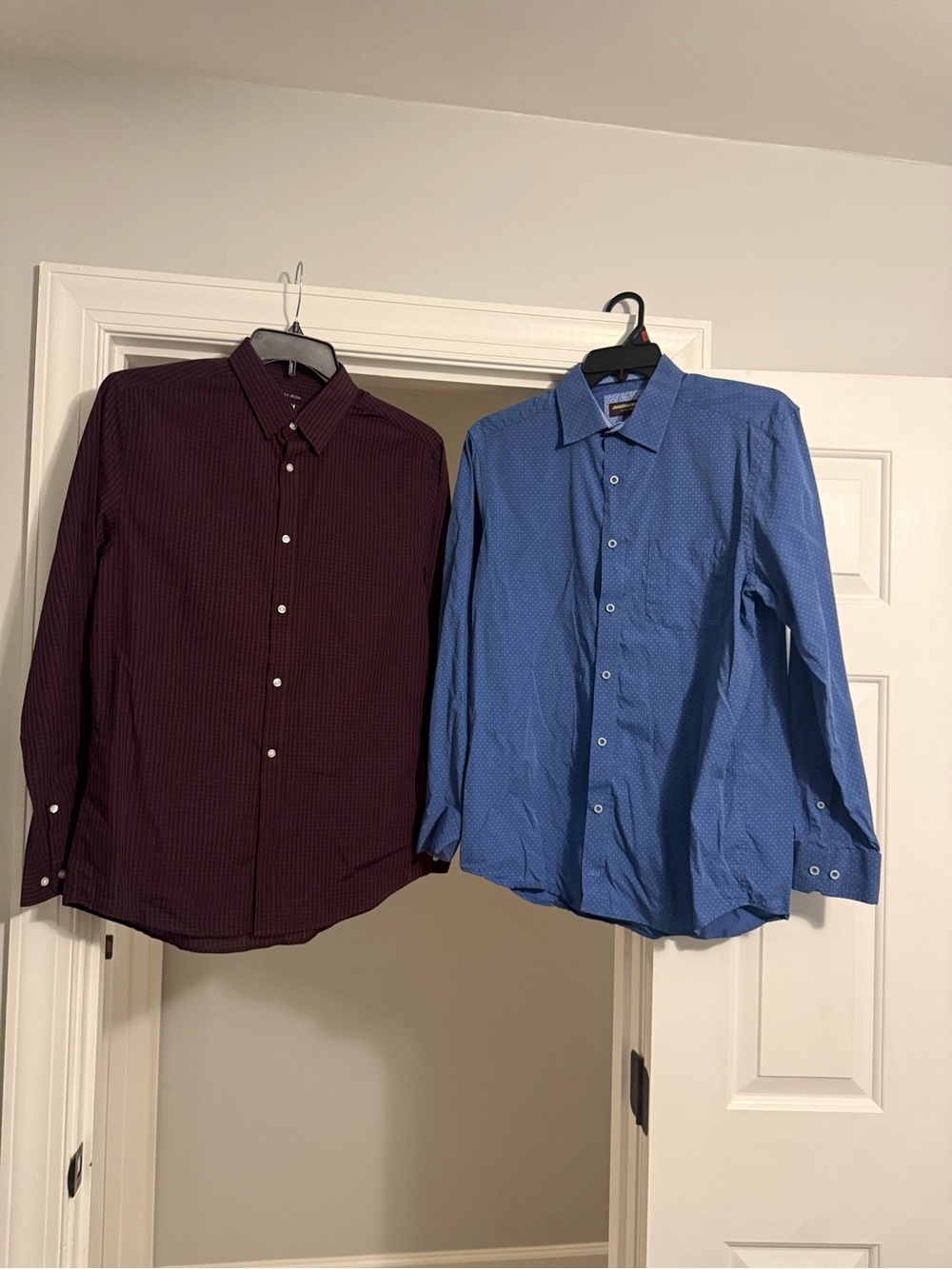 Men's Dress Shirts - Classic Long Sleeve Button-Up